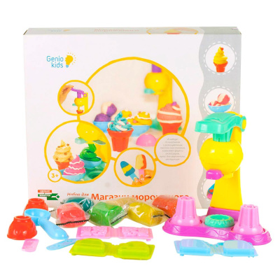 Набор для лепки из теста Магазин мороженого Genio Kids TA1035V